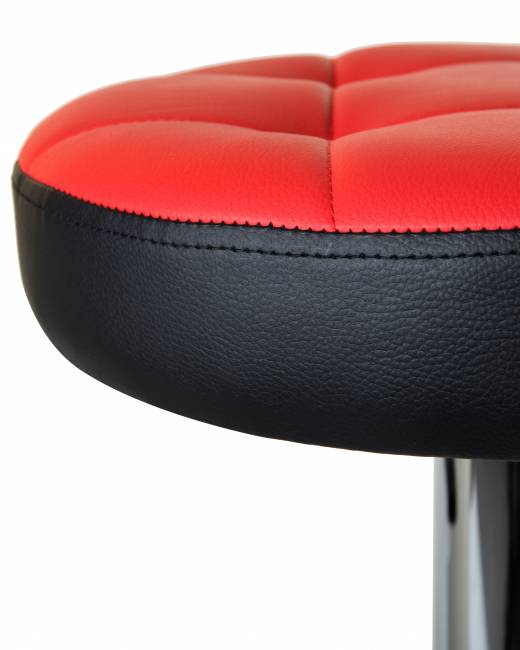 Табурет барный DOBRIN BRUNO, красно-чёрный