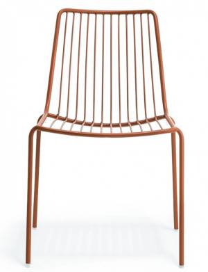 Стул металлический Nolita терракотовый 550х600х840 мм