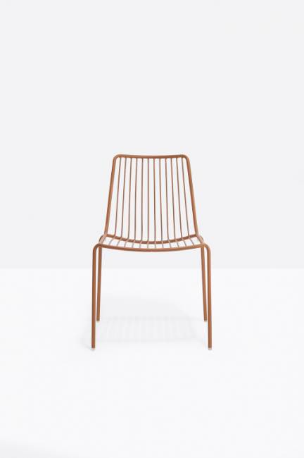 Стул металлический Nolita терракотовый 550х600х840 мм