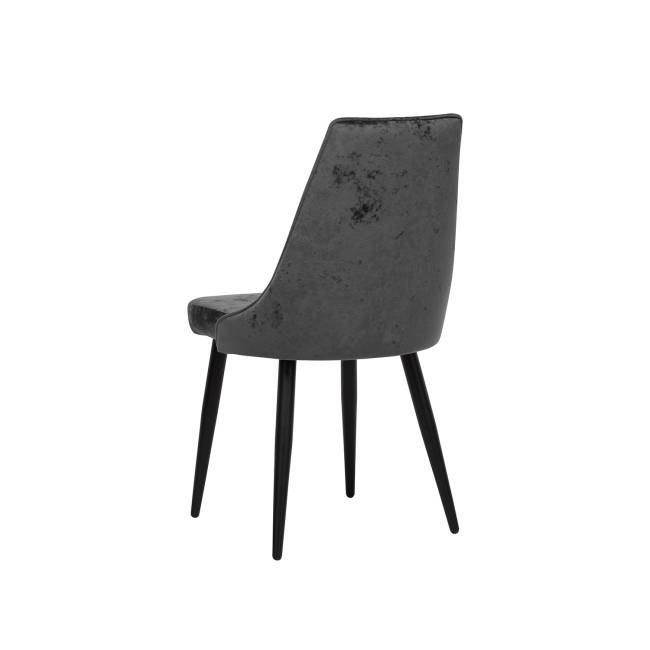 Стул Leset Эби ЛЮКС Чёрный Crash LUX 15 (антрацит)