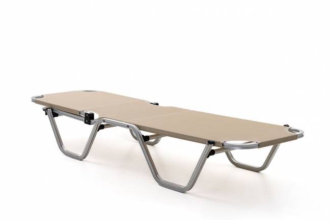 Шезлонг Dias алюминиевый, бежевый
