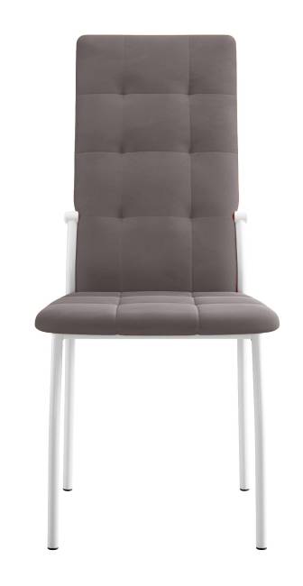 Стул DikLine ГАЛС-М каркас белый/ B5 LATTE