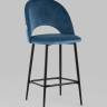 Стул полубарный Меган SN велюр пыльно-синий