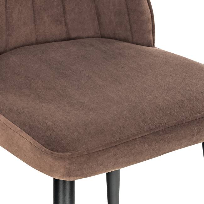 Стул Leset Дрим  Vendetta 7 коричневый Чёрный