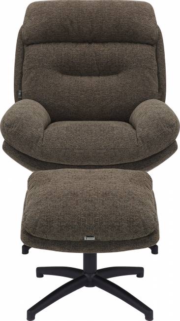 Кресло мягкое Everprof Kiwi Ткань Темно-коричневый