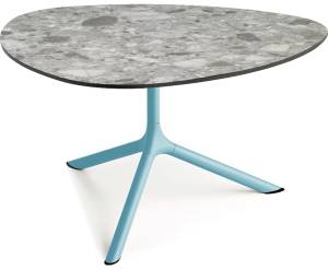 Столик ламинированный кофейный Tripe Maxi голубой, зернистый 830х830х510 мм