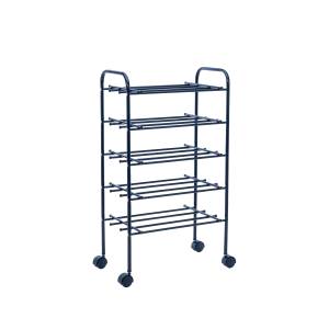 Обувница Leset Комо 5 с колесами Чёрный