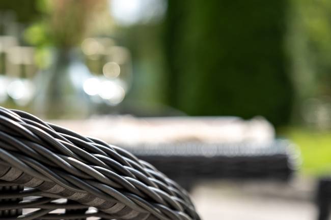 "Сицилия" обеденная группа плетеная, цвет графит "Сицилия" обеденная группа плетеная, цвет графит