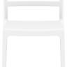 Стул пластиковый Mone белый 520х570х830 мм