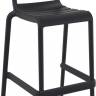 Стул пластиковый барный Helen Bar 75 черный 530х550х1050 мм