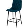Стул полубарный Одди Diamond велюр синий