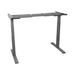 Подстолье для стола с электроприводом и регулировкой высоты, 2 мотора, память 3 уровня высоты, серый