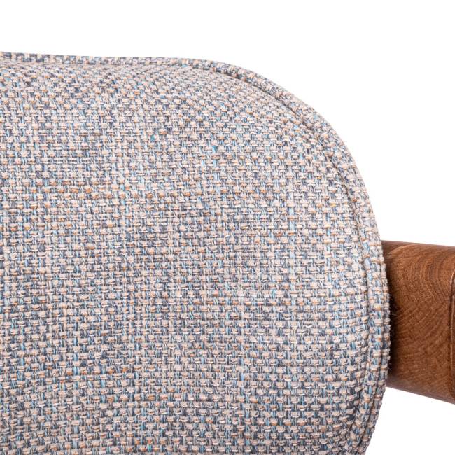 Комплект из 4-х стульев Seven Style белый с хромированными ножками