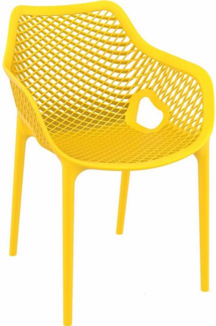 Кресло пластиковое Air XL желтый 570х600х810 мм