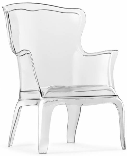 Кресло прозрачное Pasha прозрачный 710х750х980 мм