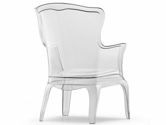 Кресло прозрачное Pasha прозрачный 710х750х980 мм