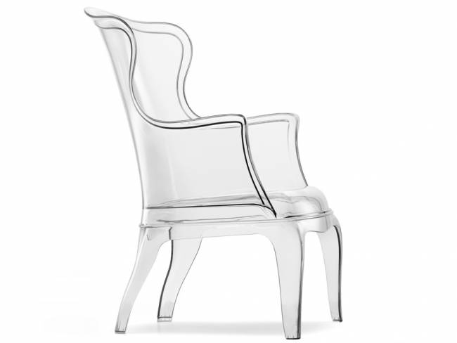 Кресло прозрачное Pasha прозрачный 710х750х980 мм