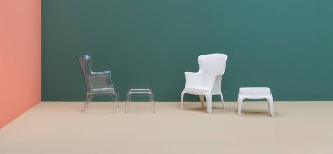 Кресло прозрачное Pasha прозрачный 710х750х980 мм