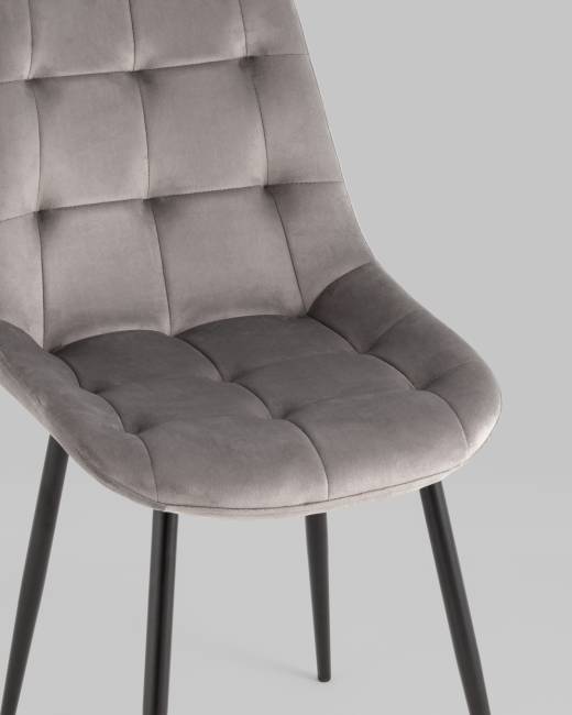 Стул Флекс New велюр светло-серый 4шт.