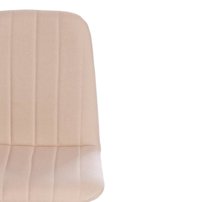 Стул ARC / 1 шт. в упаковке ткань/металл, 46 х 52 х 88 см, бежевый 08/черный бежевый ткань/металл