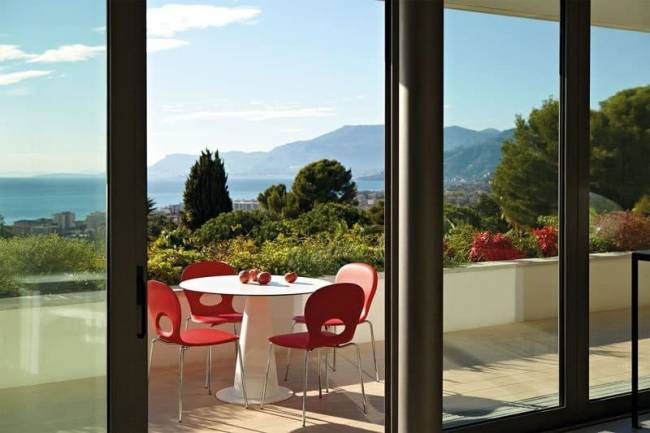 Стол из HPL пластика Hopla Standard Ø690х720 мм