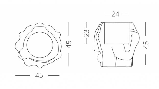 Кулер для бутылок пластиковый Threebu Party Standard 450х450х450 мм