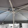 Зонт пляжный с базой на колесах Kiwi Clips&Base белый, серый Ø2250 мм