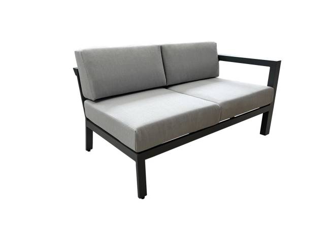 Угловой диван из алюминия Graphite