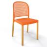 Стул пластиковый Panama BL оранжевый 460х570х830 мм