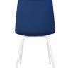 Набор 4 шт Стул обеденный DOBRIN CHILLY, Темно-синий Holland 60, основание белое
