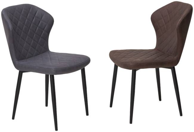 Стул МОНРО, цвет Style-22 Темно-серый, ткань под нубук / черный каркас М-City