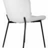 Стул обеденный DOBRIN MILO, черные ножки, белый букле (UF992-01)