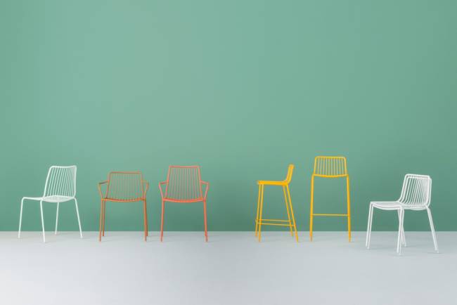 Стул металлический Nolita зеленый шалфей 550х600х840 мм