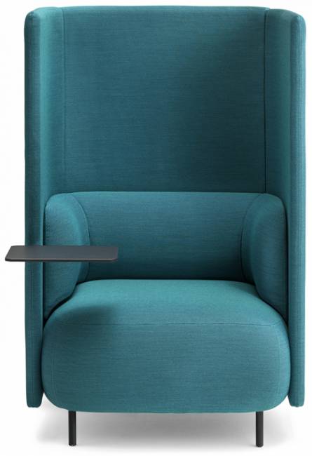 Кресло мягкое с перегородкой Buddy Hub 915х715х1400 мм Кресло мягкое с перегородкой Buddy Hub 915х715х1400 мм