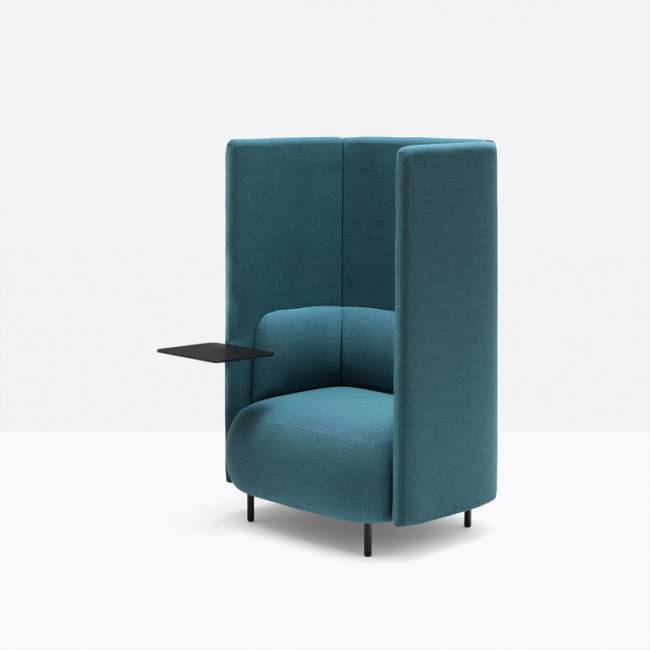 Кресло мягкое с перегородкой Buddy Hub 915х715х1400 мм Кресло мягкое с перегородкой Buddy Hub 915х715х1400 мм