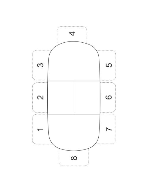 Стол овальный керамический Avilon 130-175*90*76 белый мрамор/белый