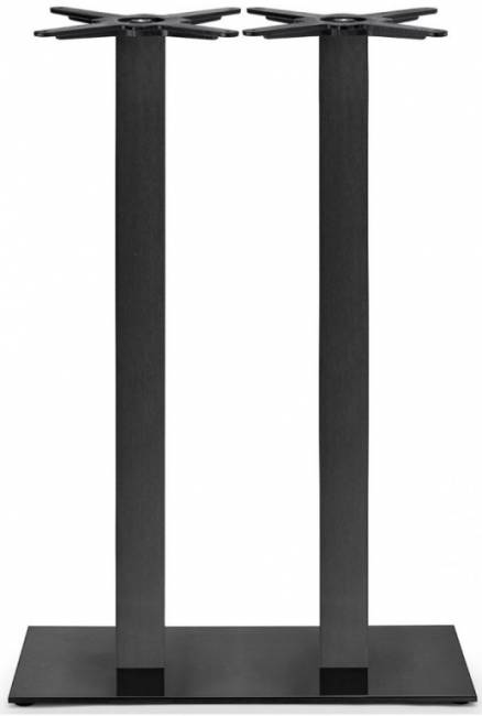 Подстолье двойное барное металлическое Tiffany черный 750х400х1090 мм Подстолье двойное барное металлическое Tiffany черный 750х400х1090 мм