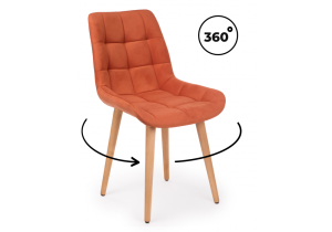 Челси 360 терракотовый (zd 432) / светлое дерево np