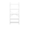 Стеллаж Leset Стилвуд 25 широкий, 5 полок Белый