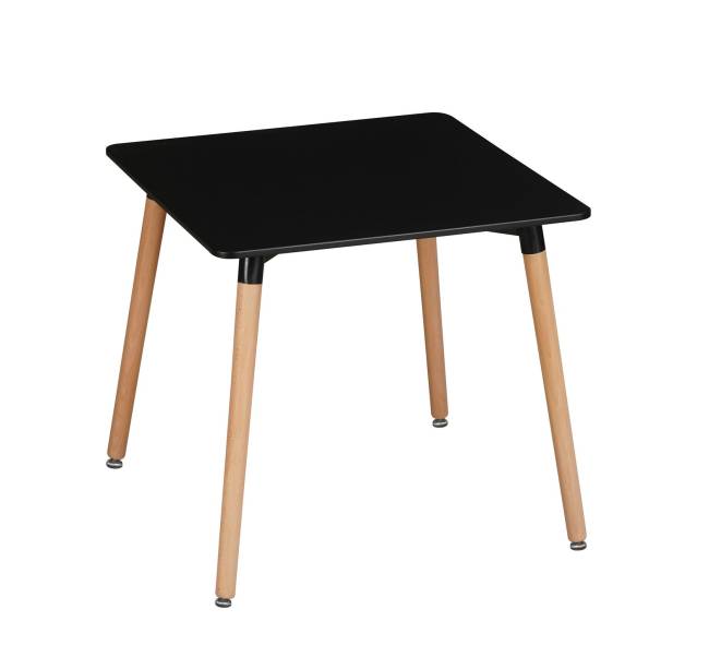 Стол EAMES 2 черный 80*80 см