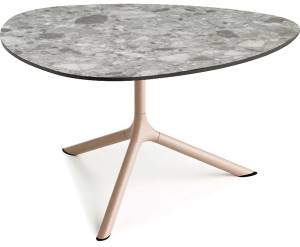 Столик ламинированный кофейный Tripe Maxi тортора, зернистый 830х830х510 мм