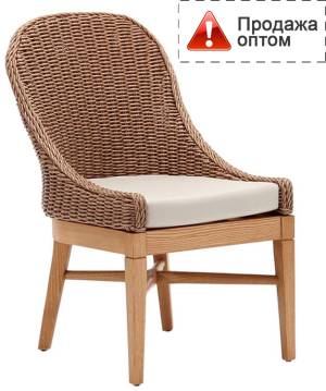 Стул деревянный плетеный с подушкой Ralf 520х670х870 мм