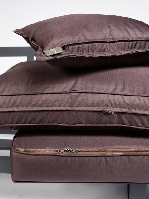 Диван садовый из алюминия трехместный открытый без подлокотников Лагуна G401.11Е04 шоколад/антрацит Диван садовый из алюминия трехместный открытый без подлокотников Лагуна G401.11Е04 шоколад/антрацит