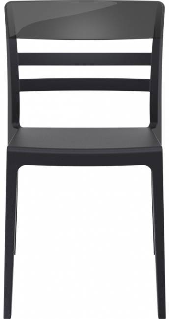 Стул пластиковый Mone черный 520х570х830 мм