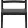 Стул пластиковый Mone черный 520х570х830 мм