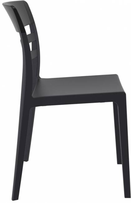 Стул пластиковый Mone черный 520х570х830 мм
