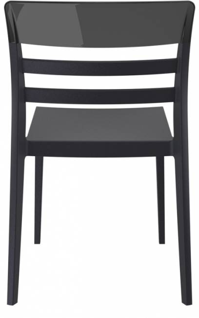 Стул пластиковый Mone черный 520х570х830 мм