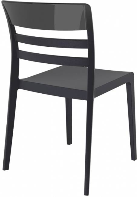 Стул пластиковый Mone черный 520х570х830 мм