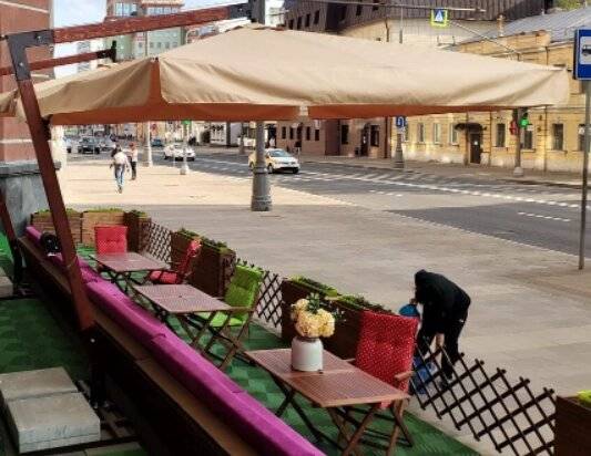 Зонт «ПРОМО» на боковой опоре 3х3м