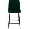 Стул полубарный Одди Diamond велюр темно-зеленый